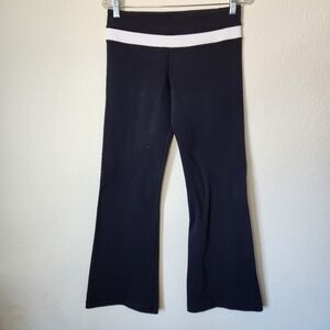 Women's Lululemon Black Yoga Pant Flare Leg Size 8
